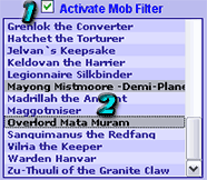 Search between Everquest zones example 3